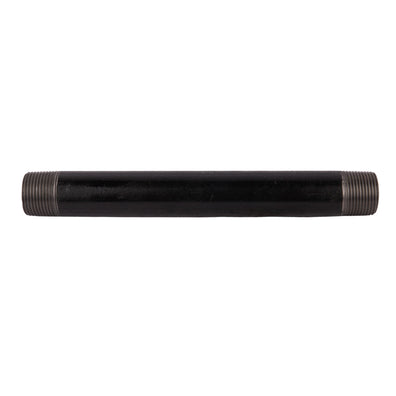 1" x 10" Black Nipple 1" x 10"