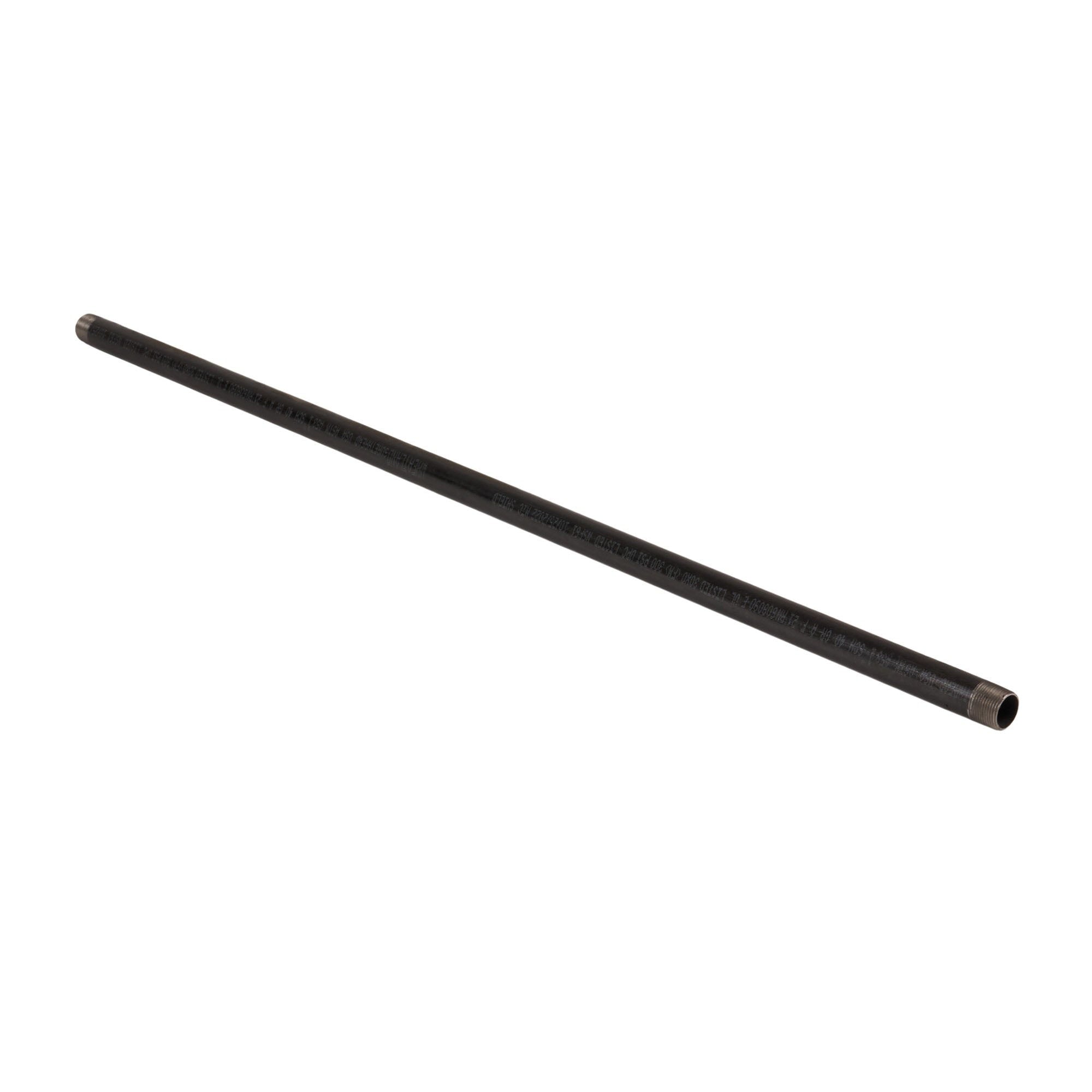 1" x 48" Black Nipple 1" x 48"