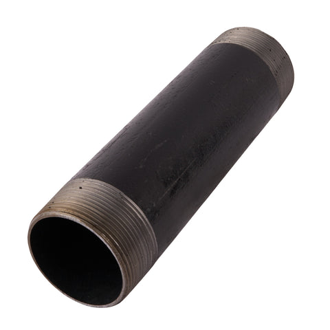2" x 8" Black Nipple - APEX Supply Co.