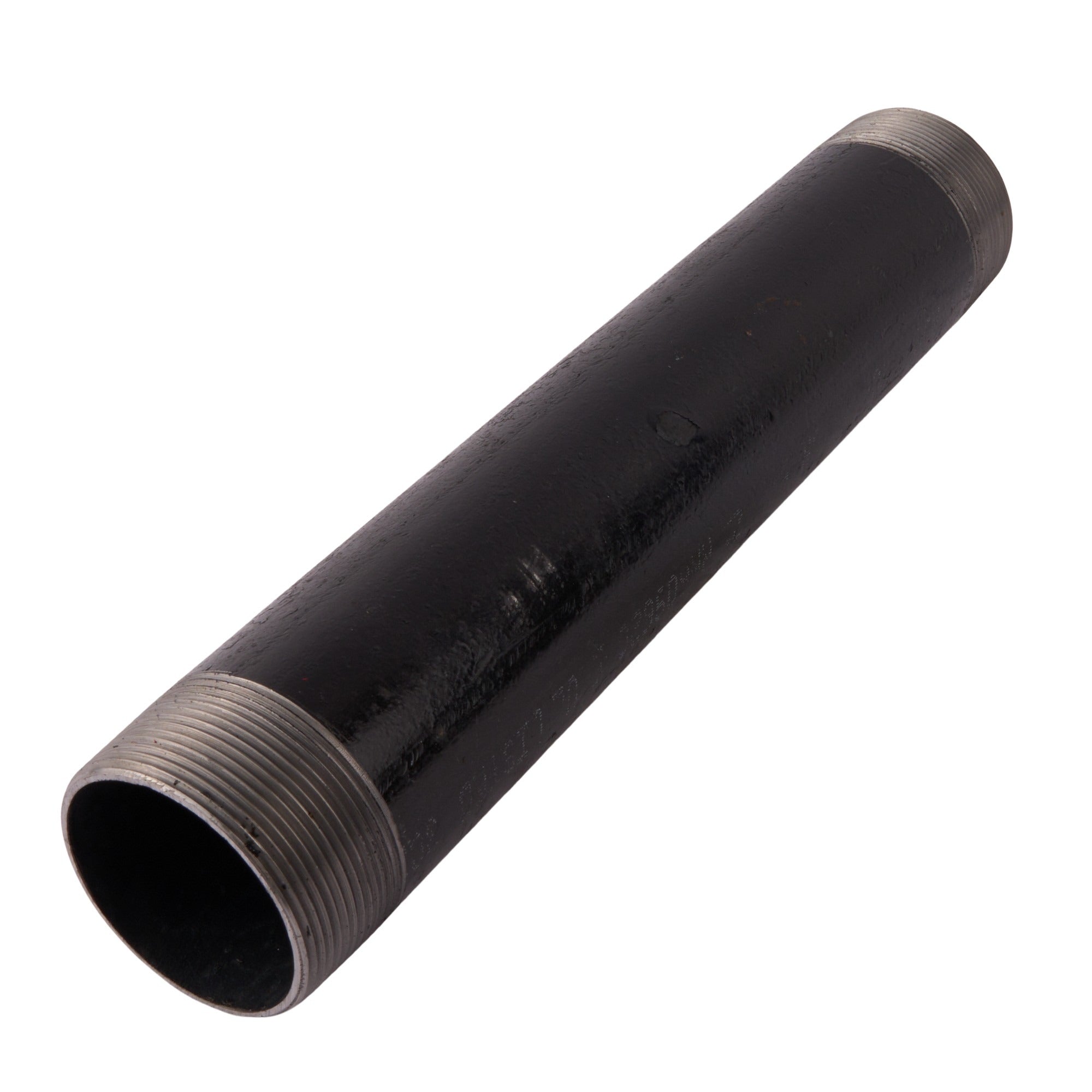 2" x 12" Black Nipple - APEX Supply Co.