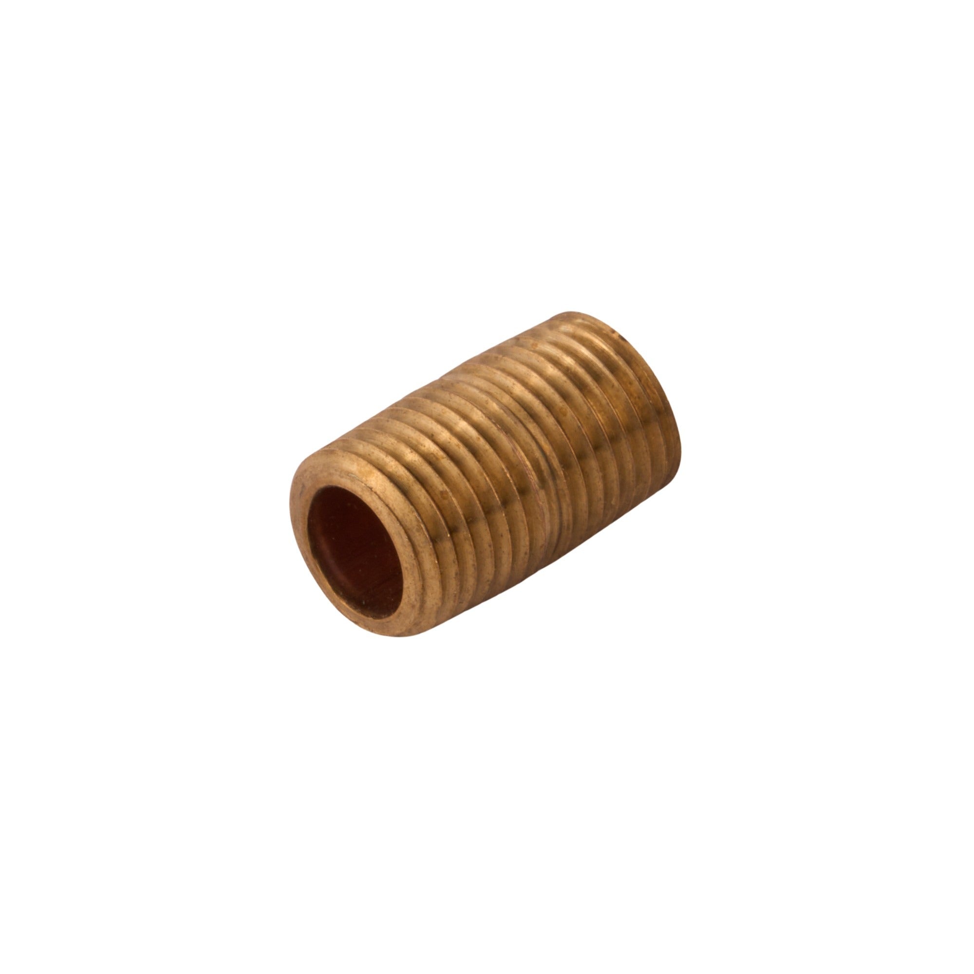 CLOSE Brass Nipple (Lead Free) 1/4" x CLOSE