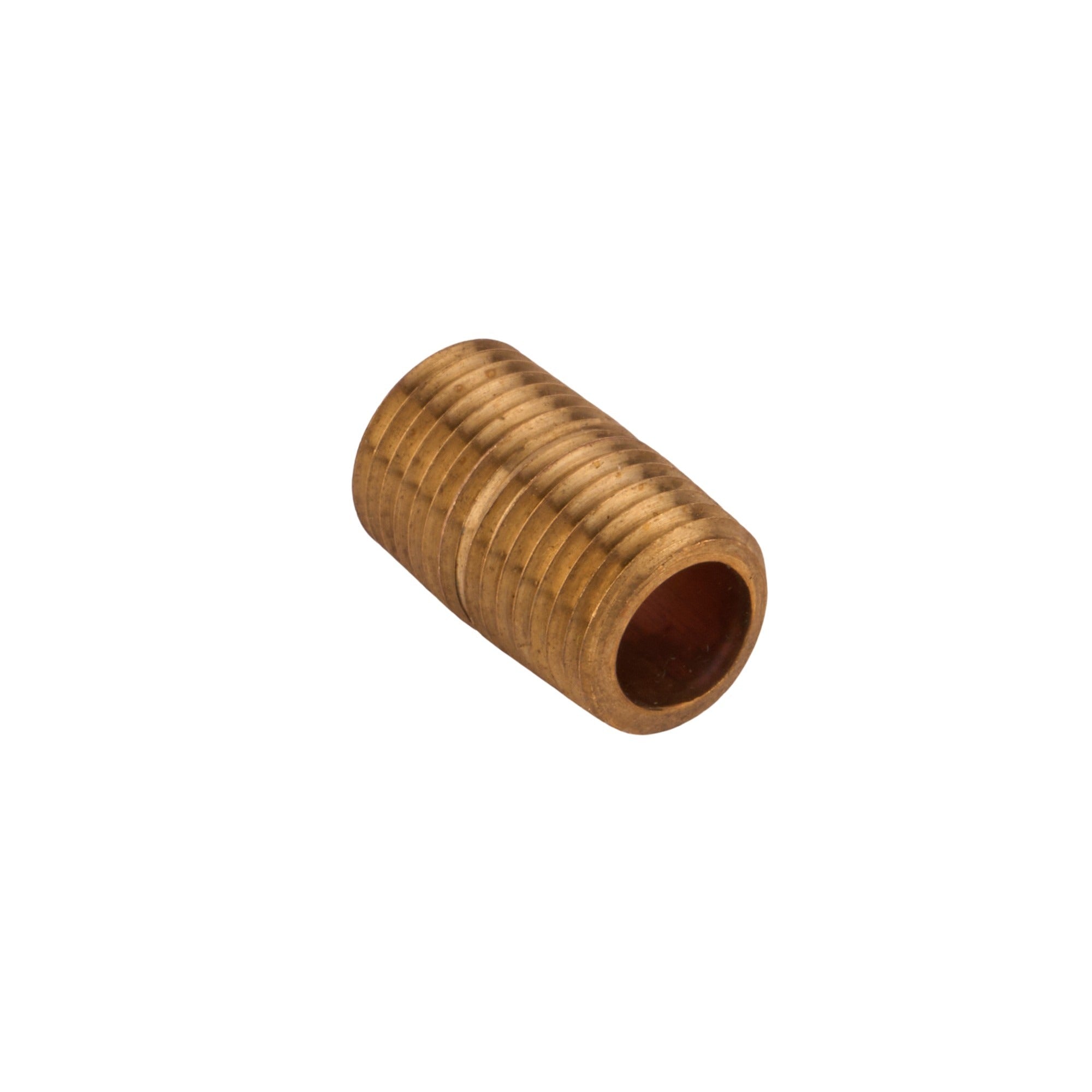 CLOSE Brass Nipple (Lead Free) 1/4" x CLOSE