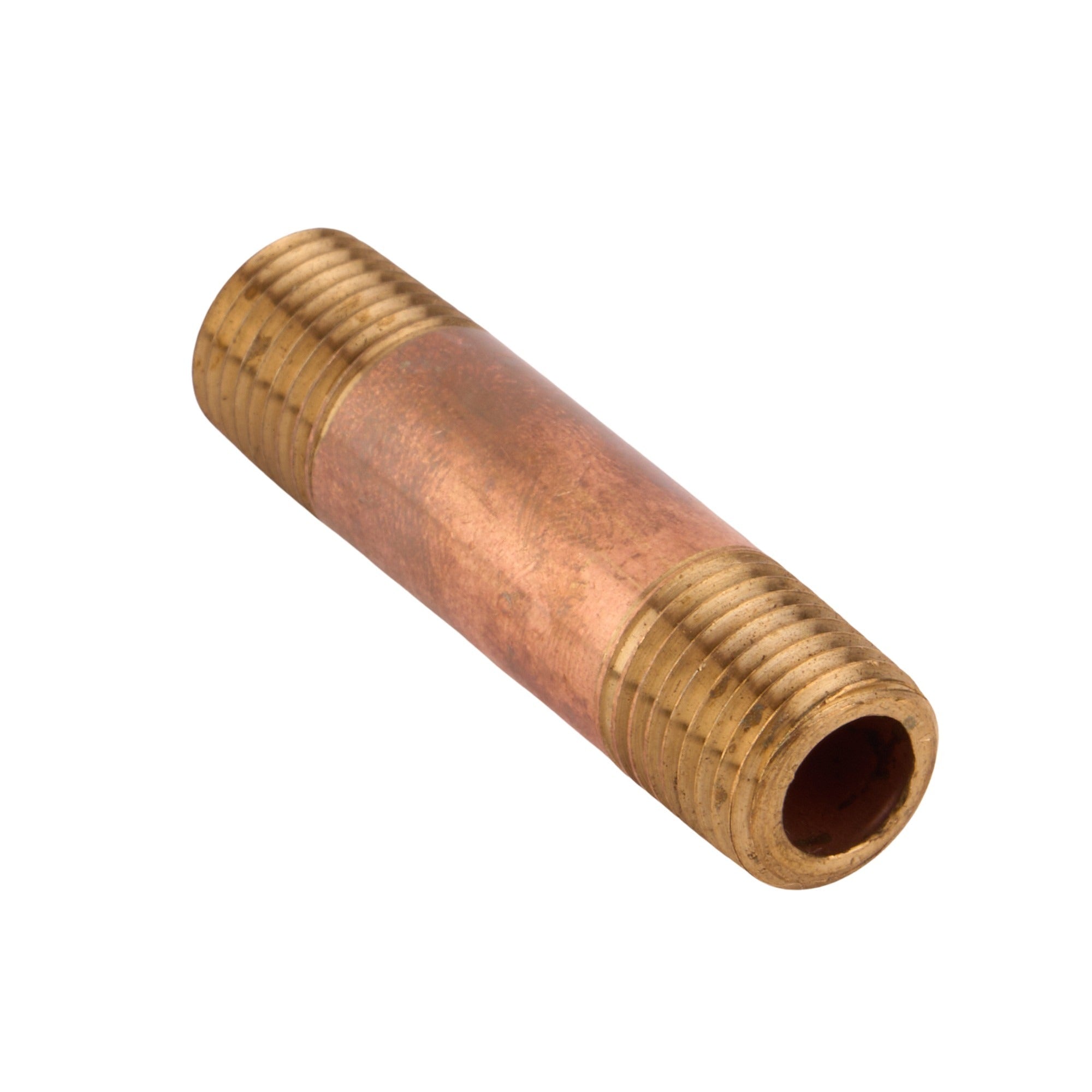 Brass Nipple (Lead Free) 1/4" x 2"