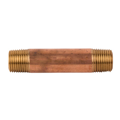 Brass Nipple (Lead Free) 1/2" x 3-1/2"