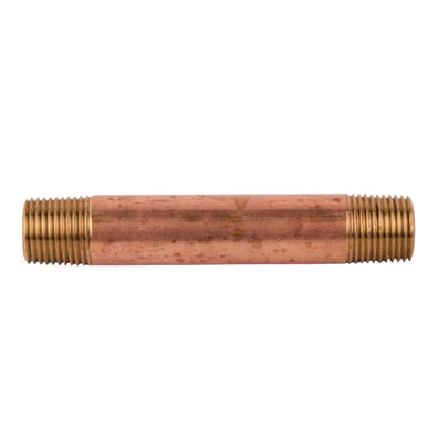 Brass Nipple (Lead Free) 1/2" x 4-1/2"