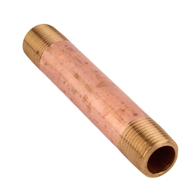 Brass Nipple (Lead Free) 1/2" x 4-1/2"