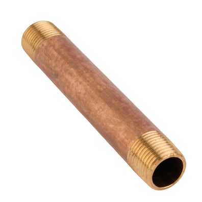 Brass Nipple (Lead Free) 1/2" x 5"