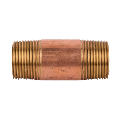 Brass Nipple (Lead Free) 1" x 3"