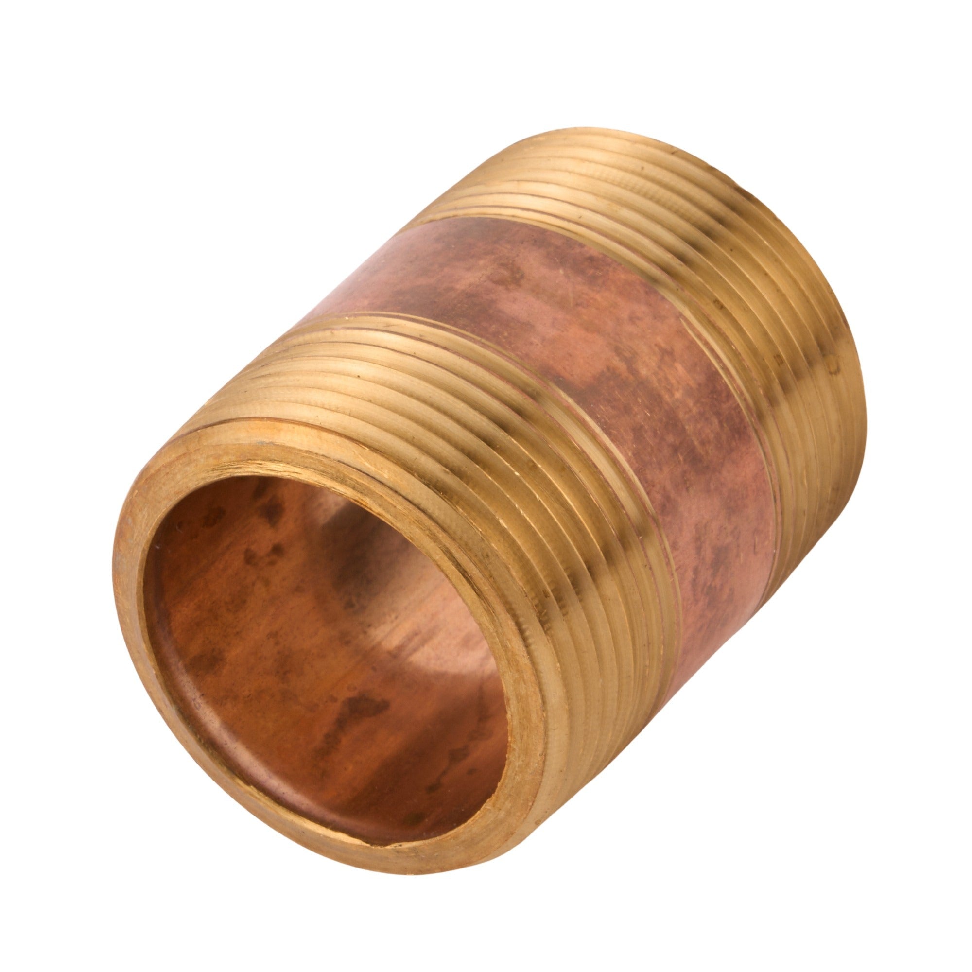 Brass Nipple (Lead Free) 1-1/4" x 2"