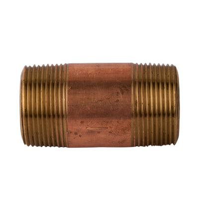 Brass Nipple (Lead Free) 1-1/4" x 3"