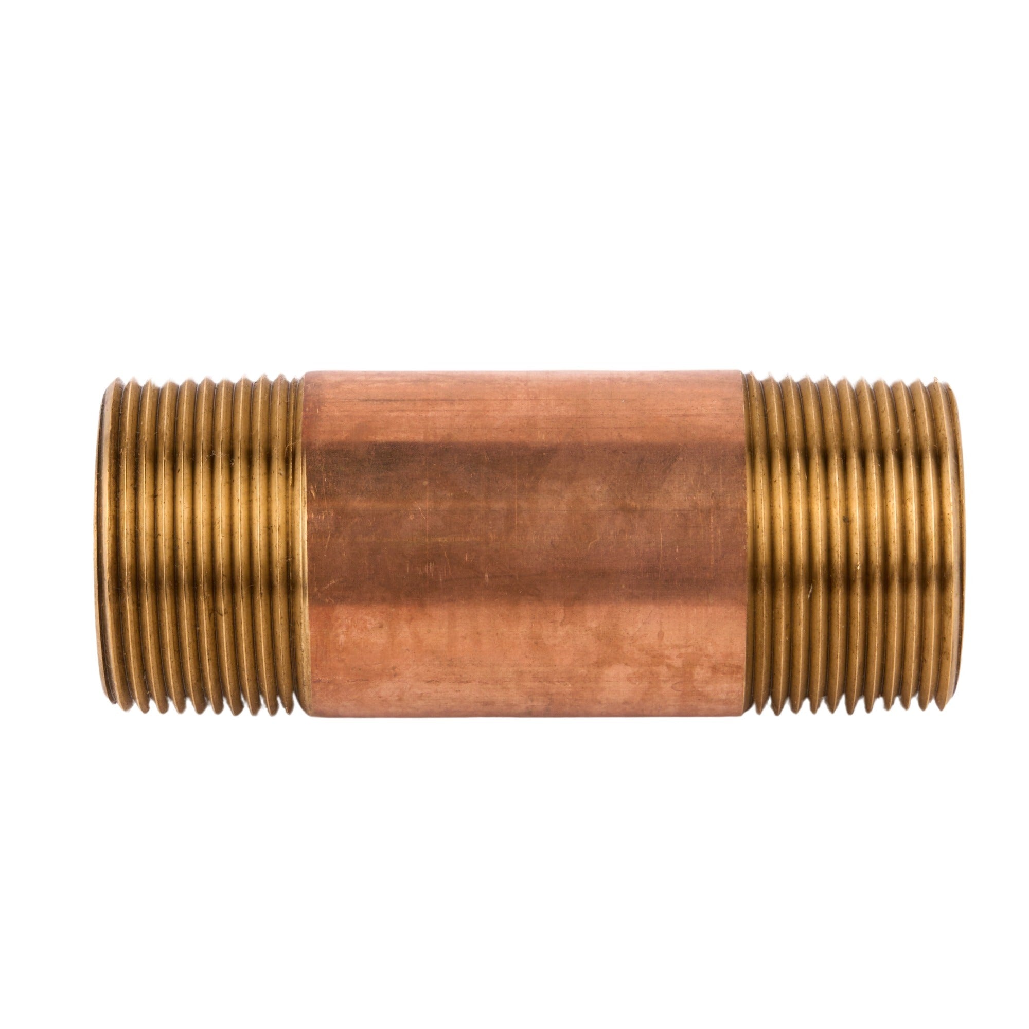 Brass Nipple (Lead Free) 1-1/4" x 4"