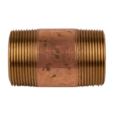 Brass Nipple (Lead Free) 1-1/2" x 3"