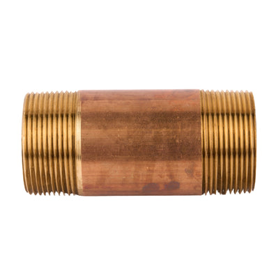 Brass Nipple (Lead Free) 1-1/2" x 3-1/2"