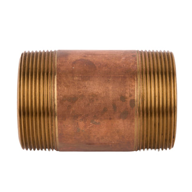 Brass Nipple (Lead Free) 2" x 3-1/2"