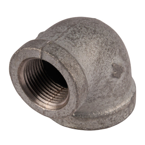 Galvanized 90° Elbow 1" x 3/4"