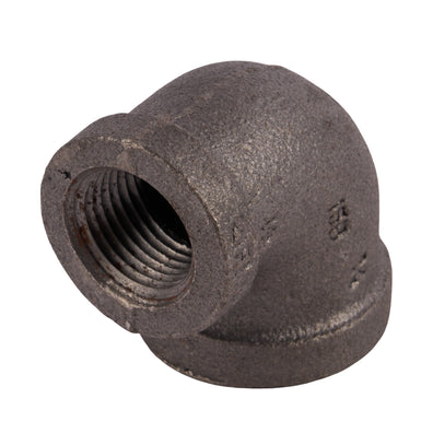 Black 90° Elbows 3/4" x 1/2"