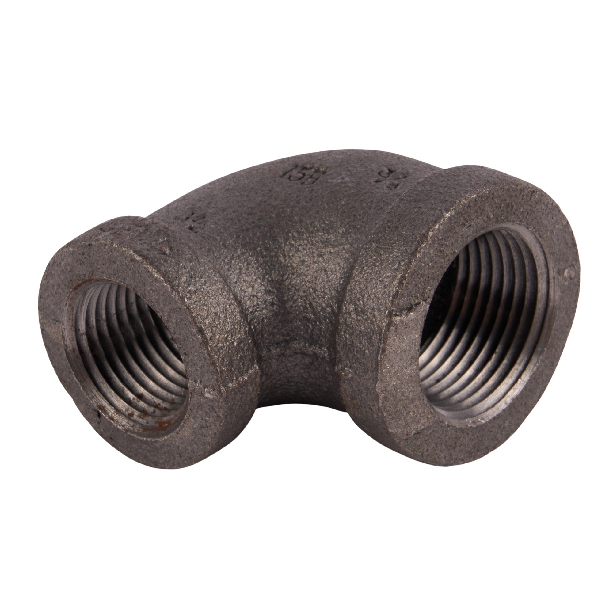 Black 90° Elbows 3/4" x 1/2"