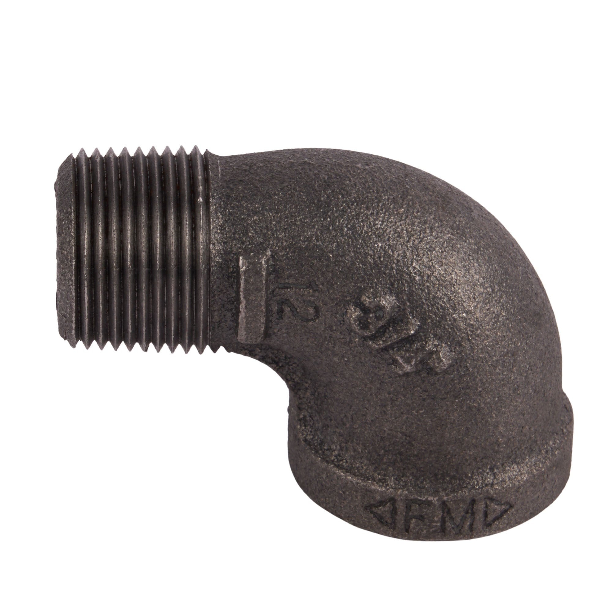 Black 90° Street Elbows 3/4"