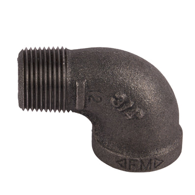 Black 90° Street Elbows 3/4"