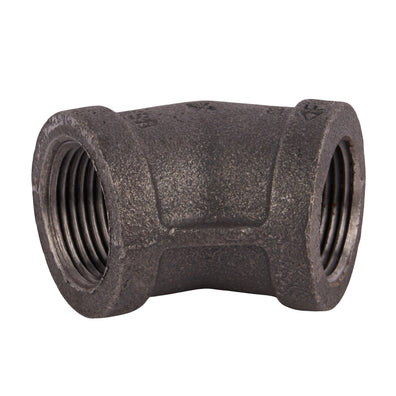 Black 45° Elbows 3/4"