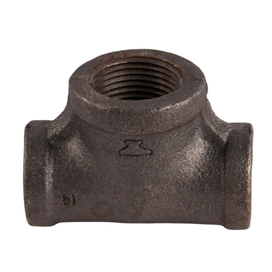 Black Reducing Tees 1/2" x 1/2" x 3/4"
