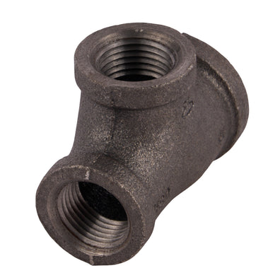 Black Reducing Tees 3/4" x 1/2" x 1/2"