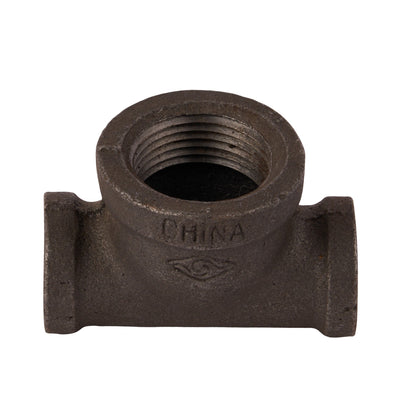 Black Reducing Tees 1/2" x 1/2" x 1"