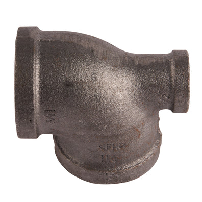 Black Reducing Tees 1-1/4" x 1/2" x 1-1/4"