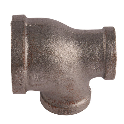 Black Reducing Tees 1-1/4" x 3/4" x 3/4"