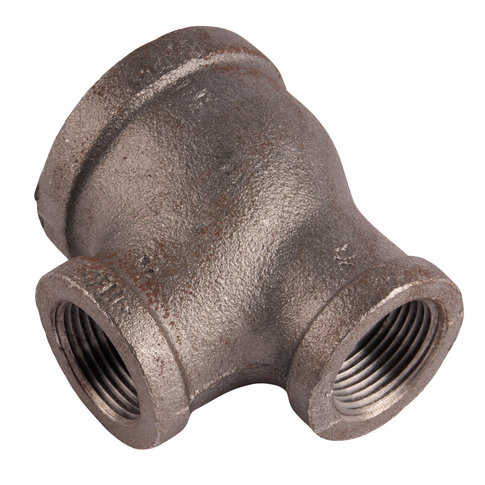 Black Reducing Tees 1-1/4" x 3/4" x 3/4"