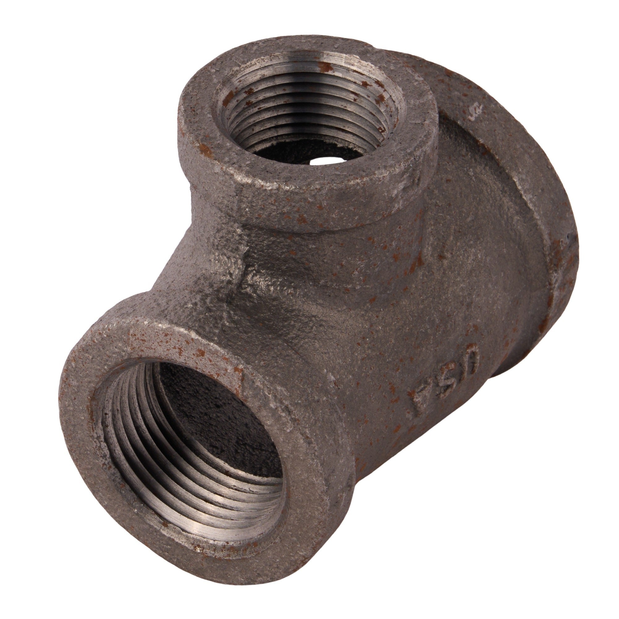 Black Reducing Tees 1-1/4" x 1" x 3/4"