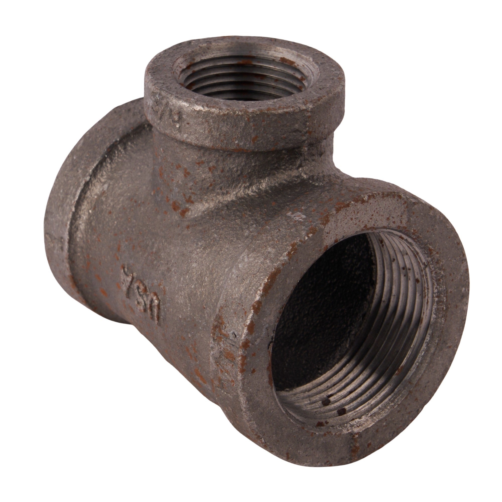 Black Reducing Tees 1-1/4" x 1" x 3/4"