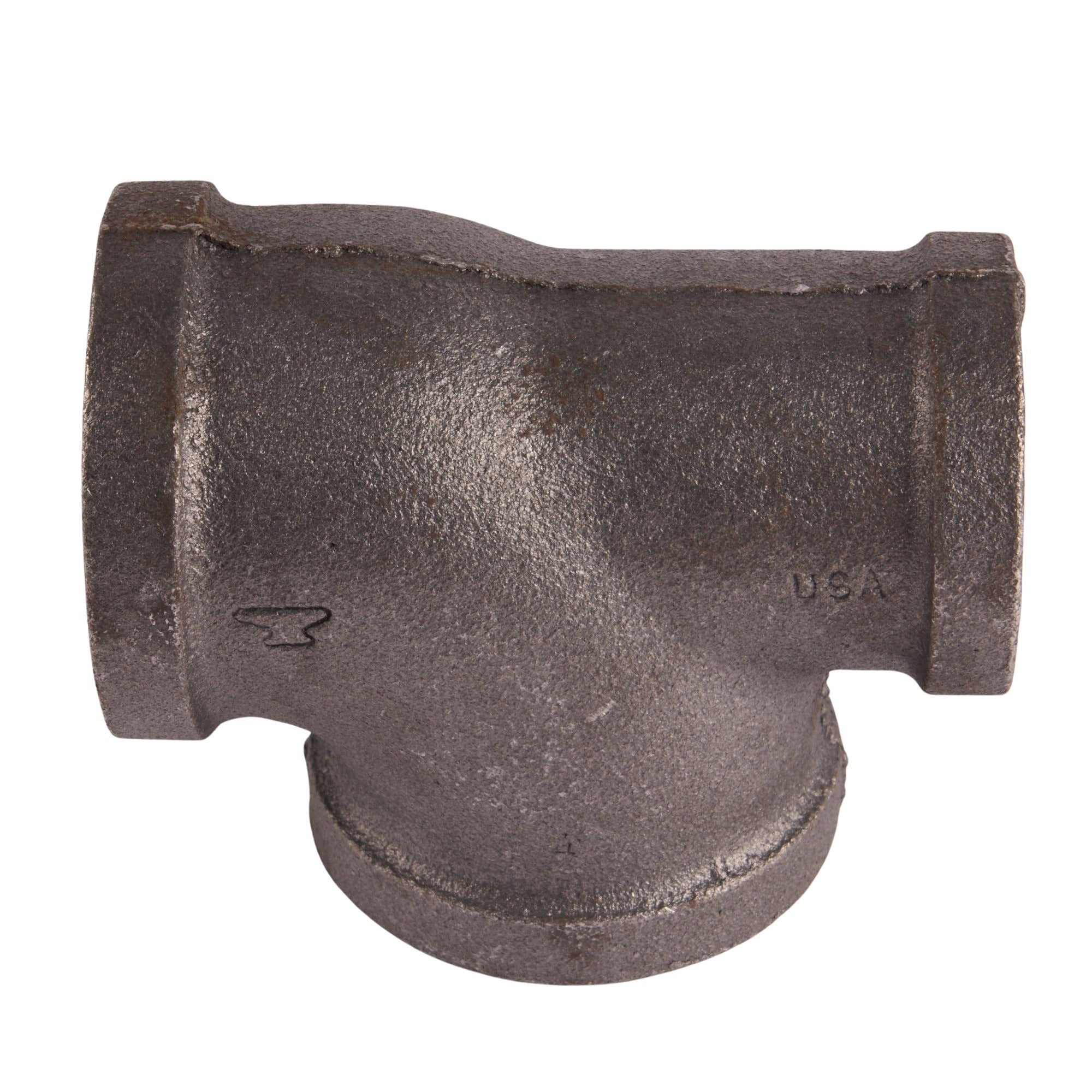 Black Reducing Tees 1-1/4" x 1" x 1-1/4"