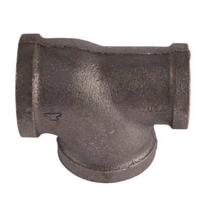 Black Reducing Tees 1-1/4" x 1" x 1-1/4"