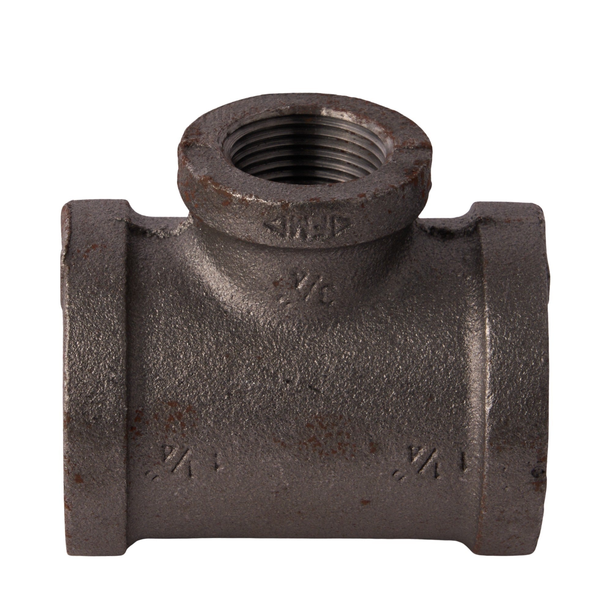 Black Reducing Tees 1-1/4" x 1-1/4" x 3/4"