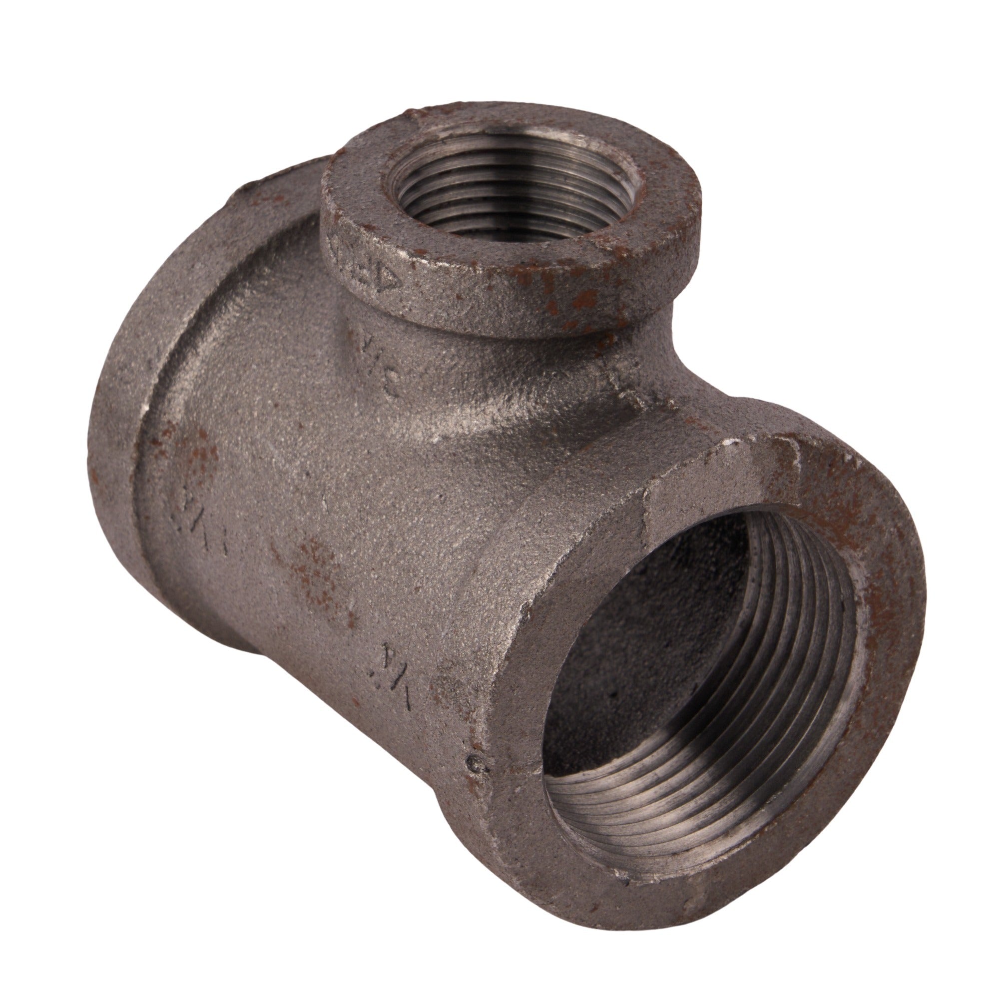 Black Reducing Tees 1-1/4" x 1-1/4" x 3/4"