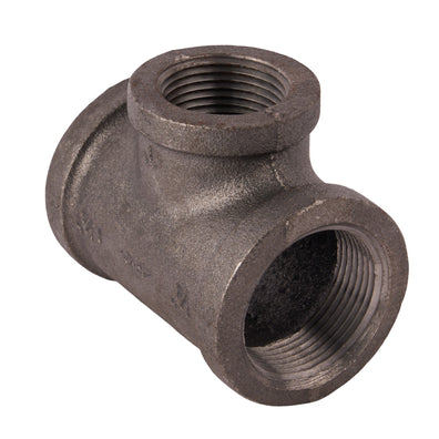 Black Reducing Tees 1-1/4" x 1-1/4" x 1"