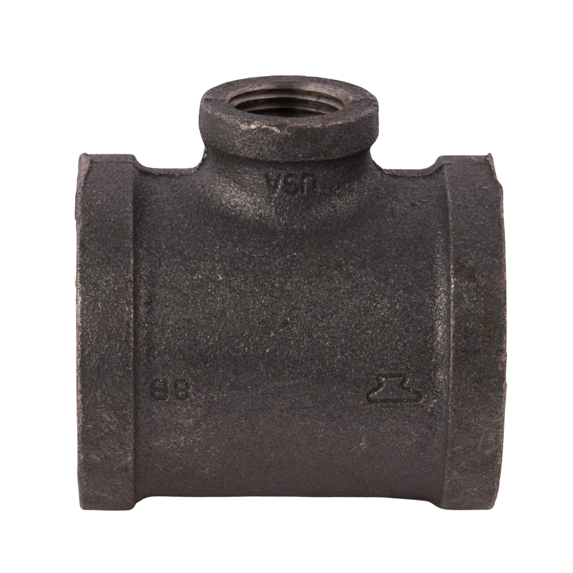 Black Reducing Tees 1-1/2" x 1-1/2" x 1/2"