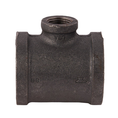 Black Reducing Tees 1-1/2" x 1-1/2" x 1/2"