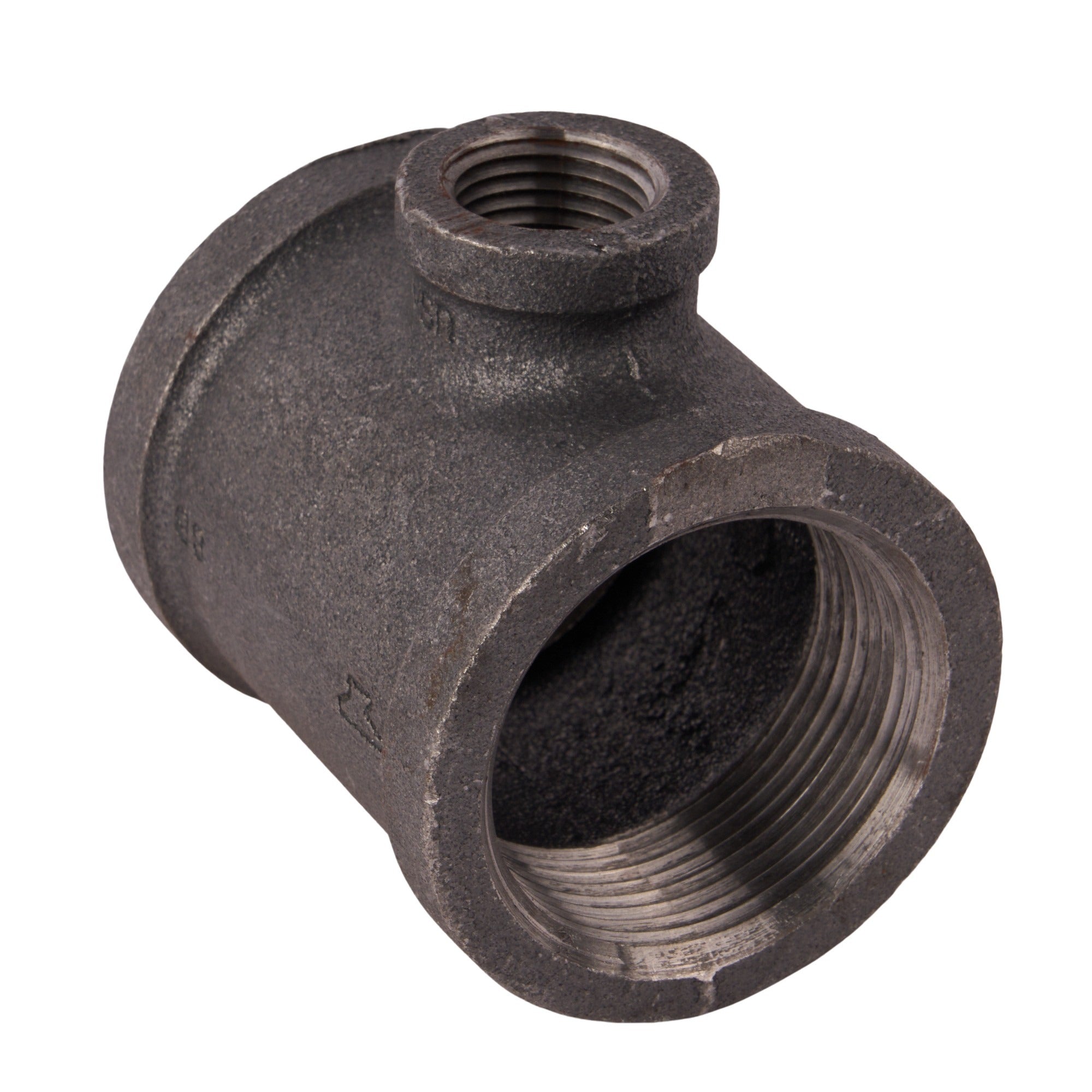 Black Reducing Tees 1-1/2" x 1-1/2" x 1/2"