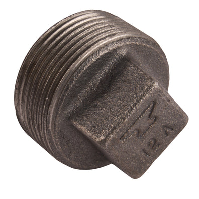Black Square Head Plugs 1-1/4"
