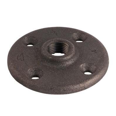Black Floor Flanges 1/2"