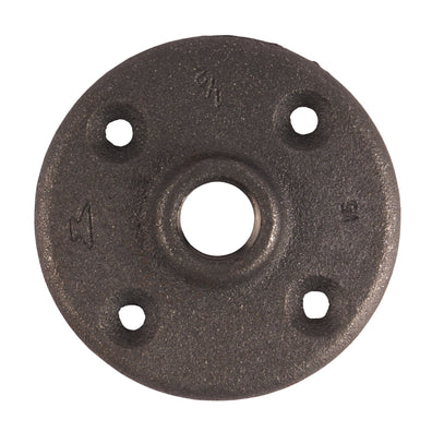 Black Floor Flanges 1/2"