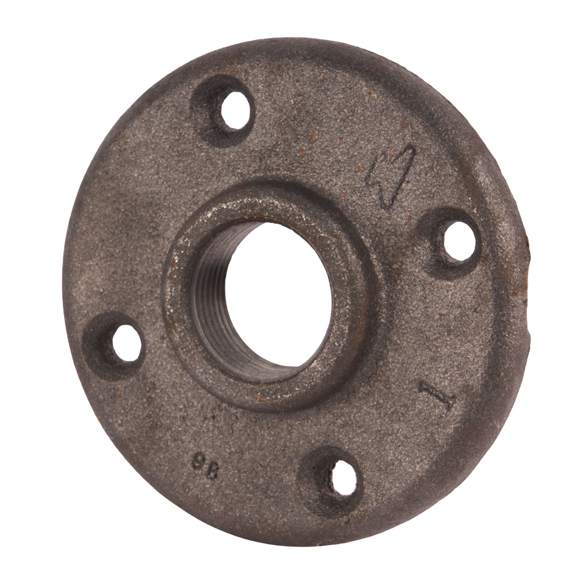 Black Floor Flanges 1"