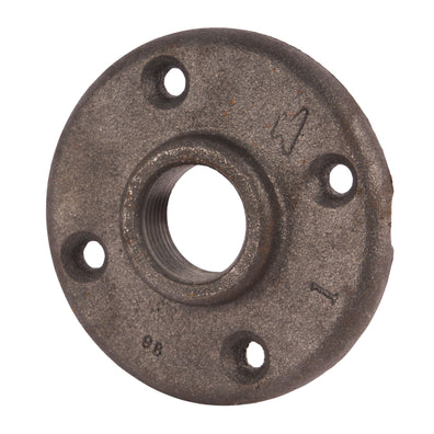 Black Floor Flanges 1"