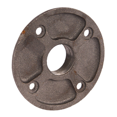Black Floor Flanges 1"