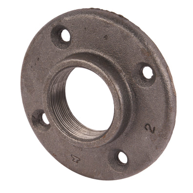 Black Floor Flanges 2"