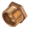 Brass Hex Reducer Bushing (Lead Free) 1-1/4" x 1"