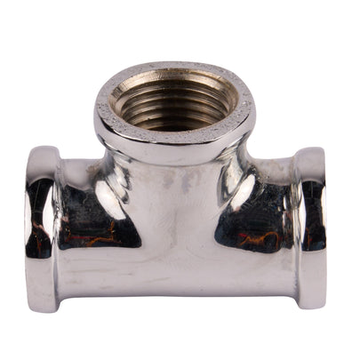 Chrome Brass Tee (Lead Free) 1/2"