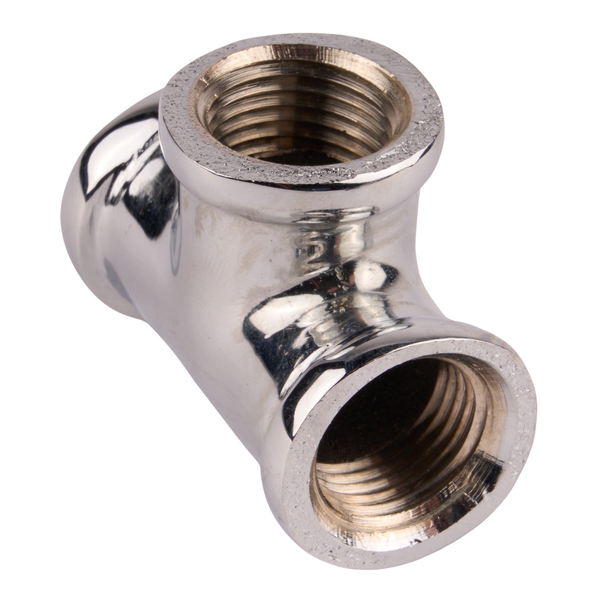 Chrome Brass Tee (Lead Free) 1/2"